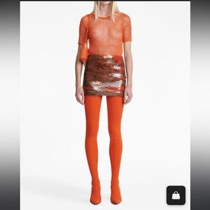 Dion Lee camo sequin mini skirt